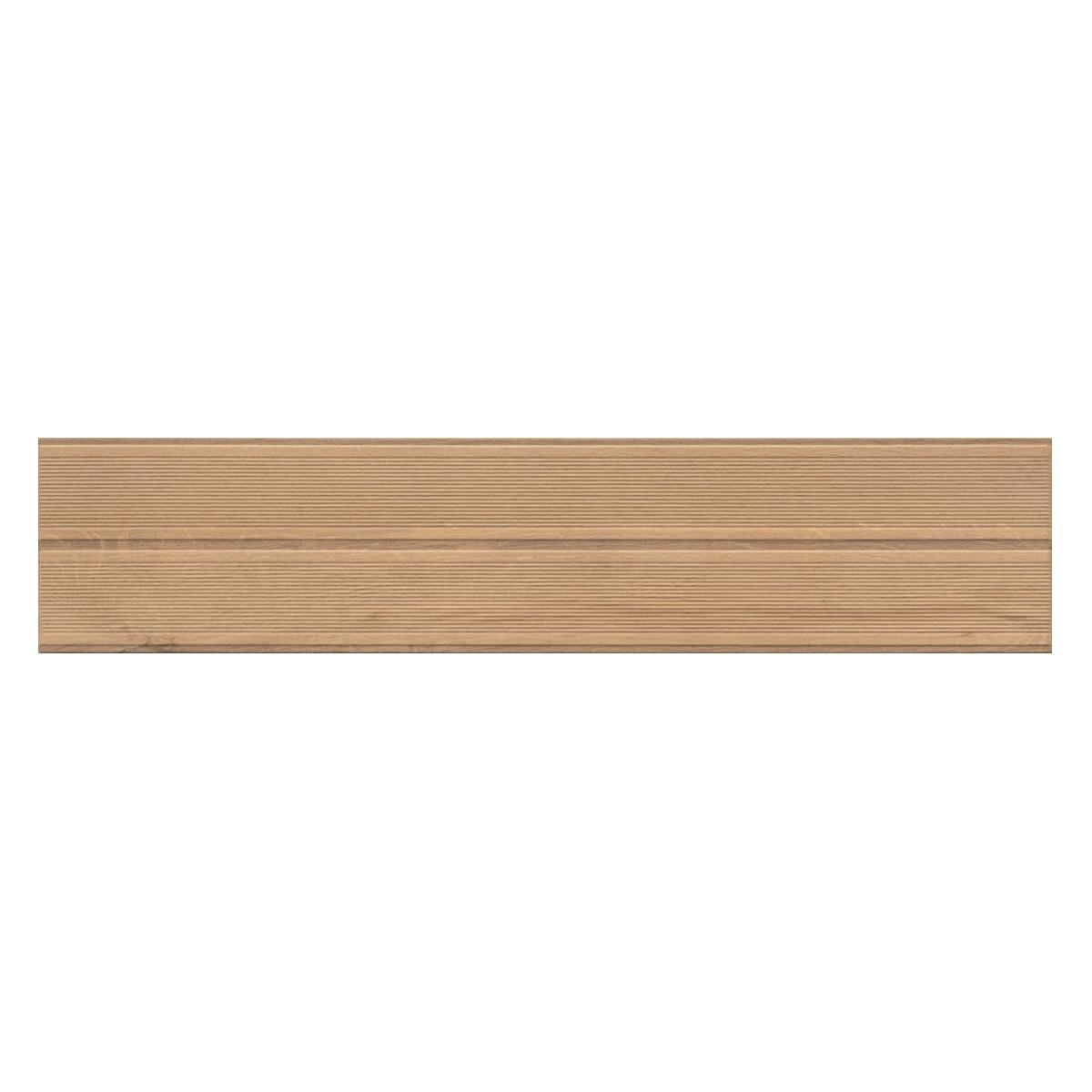Porcelanato Bali Deck Camel Mate Rectificado - 19 x 90 cm - 1.54 m2