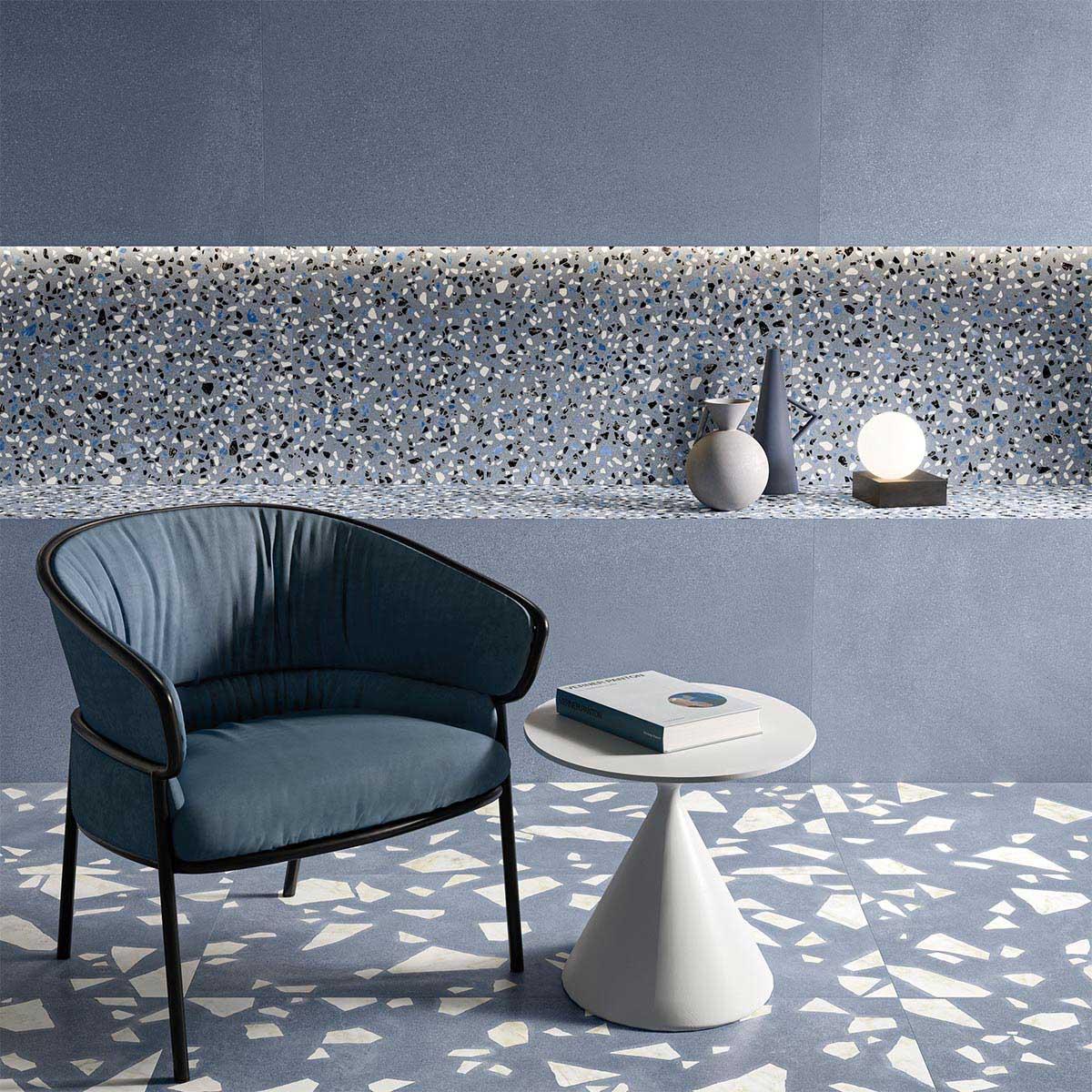 Porcelanato Medley Azul Mate - 60X120 cm - 1.44 m2