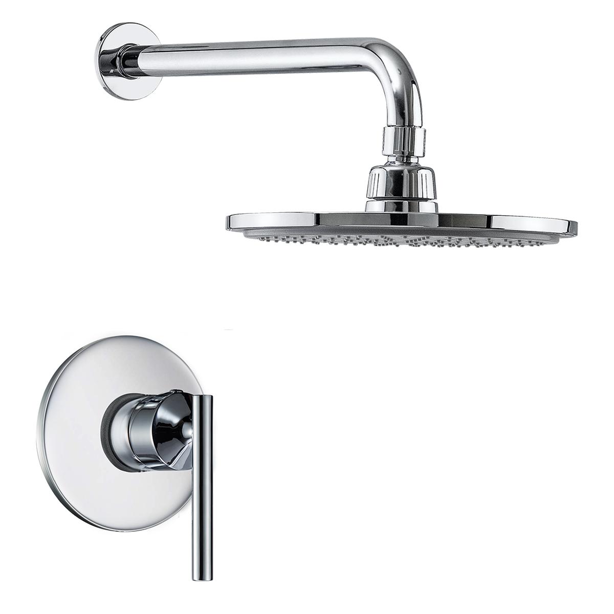 Monocomando Romantik Night Para Ducha - Plateado