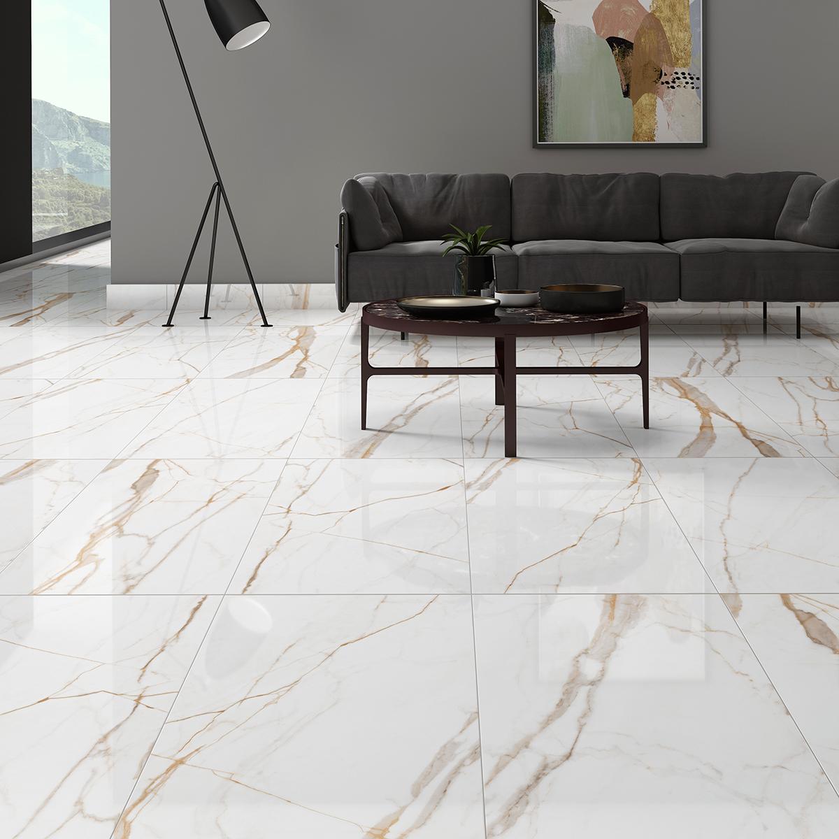 Porcelanato Golden Blanco Pulido - 60X120 cm - 1.44 m2