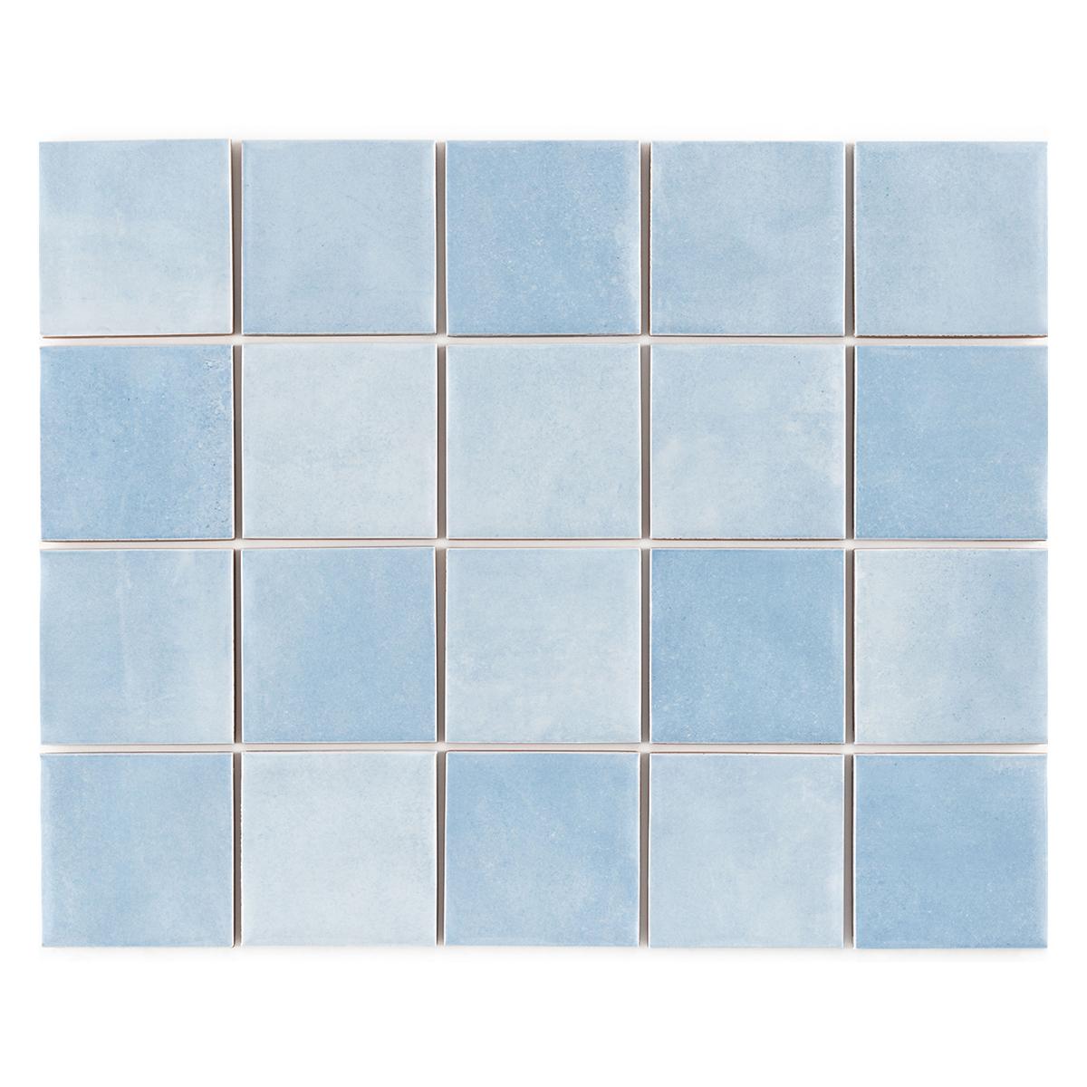 Gres Porcelánico Noronha Agua Mesh - 7.5 x 7.5 cm - Malla 31.2 x 39.1 cm - 1.59 m2