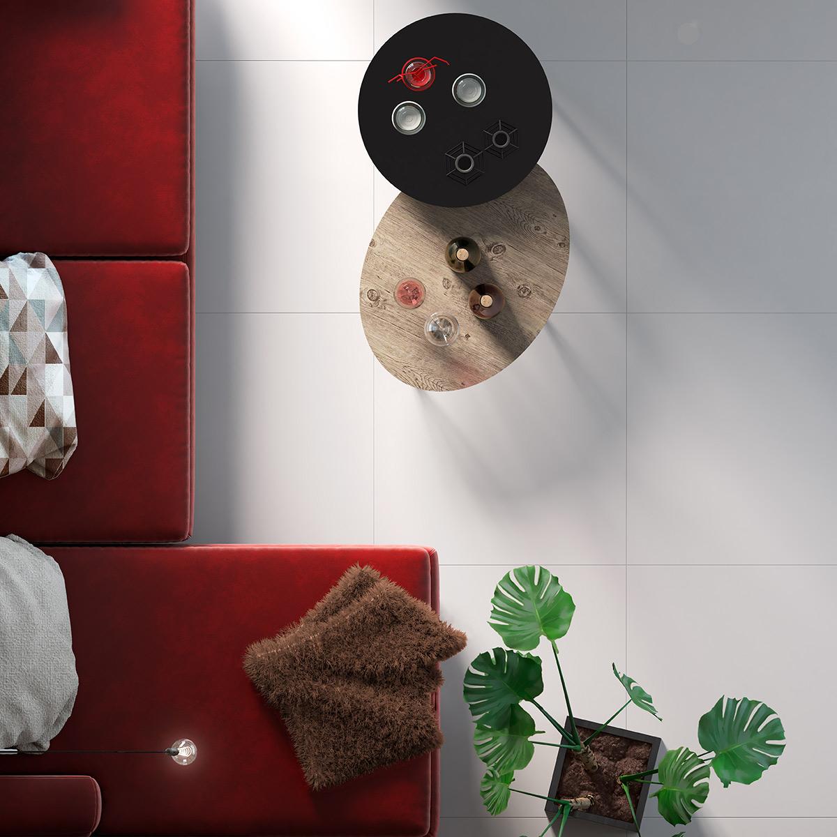 Porcelanato Method Blanco Mate - 60X60 cm - 1.44 m2