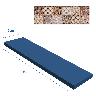 Listelo Alcazar Beige Brillante/Mate - 45X15 cm - 1 pza