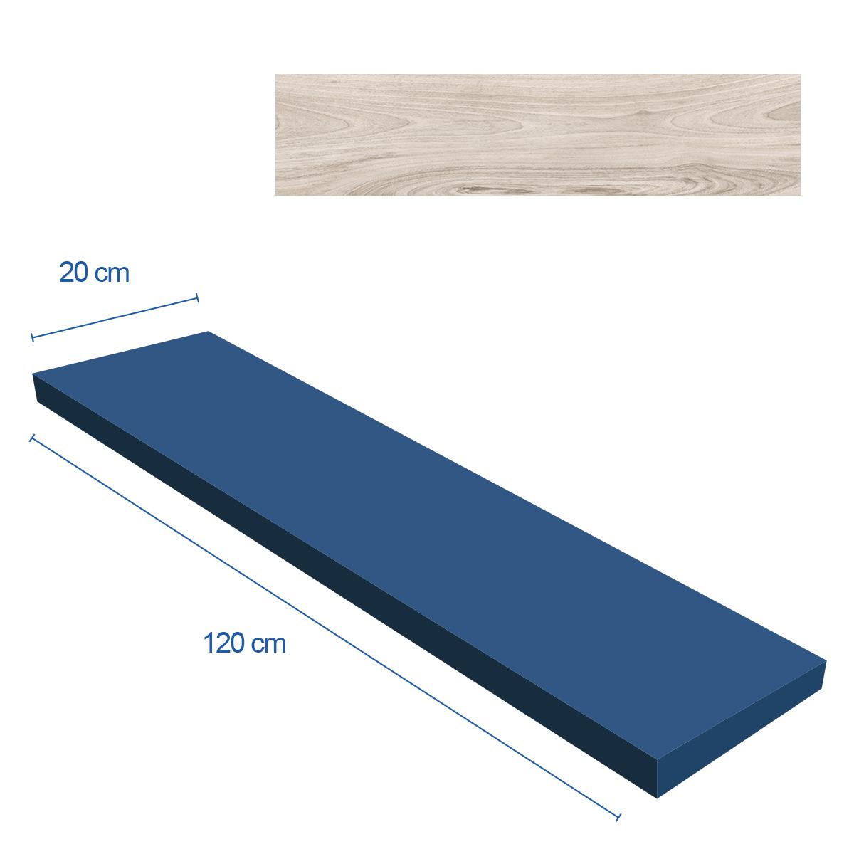 Porcelanato Tabula Haya Beige Mate - 20X120 cm - 1.68 m2