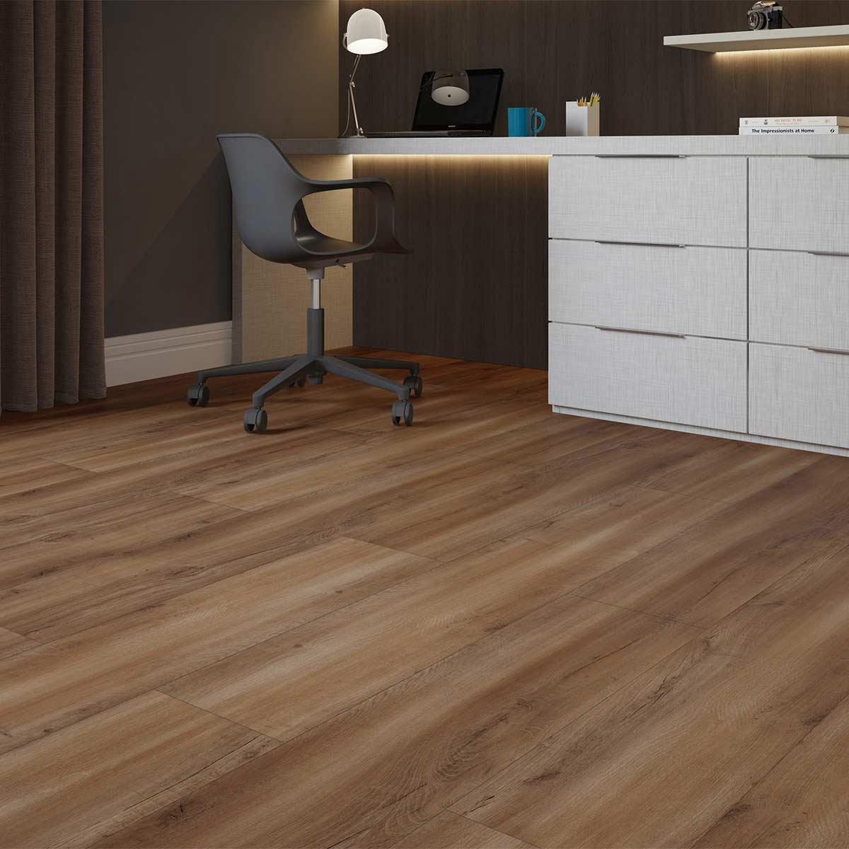 Piso Laminado Harmony El Calafate AC4 Marrón Mate - 24.8 X134 cm - 2.32 m2