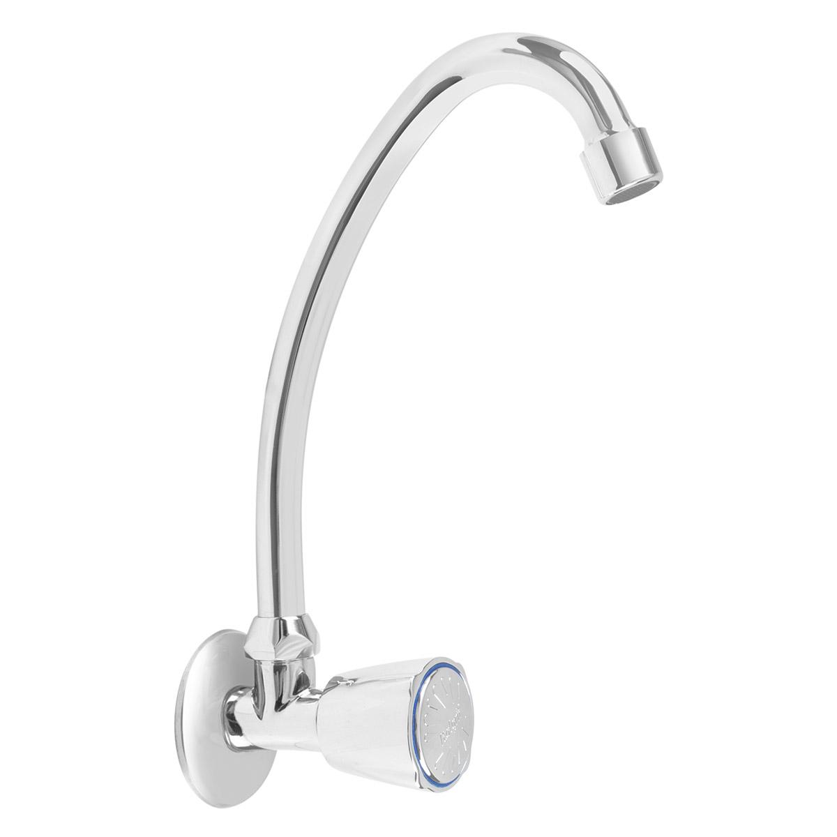 Llave Italgrif Baru De Lavadero A Pared C/P "Al" Cromo