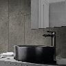 Monocomando Cambria Para Lavatorio Pico Alto - Negro