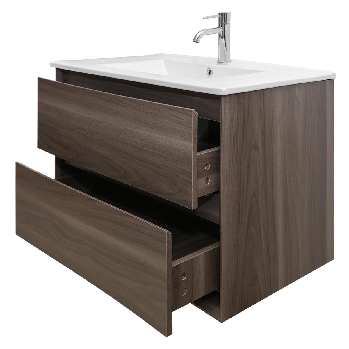 Mueble De Baño Golden Bath Gales Color Alerce 76 X 50 X 47 Cm. Inc.Lavat C/Reb