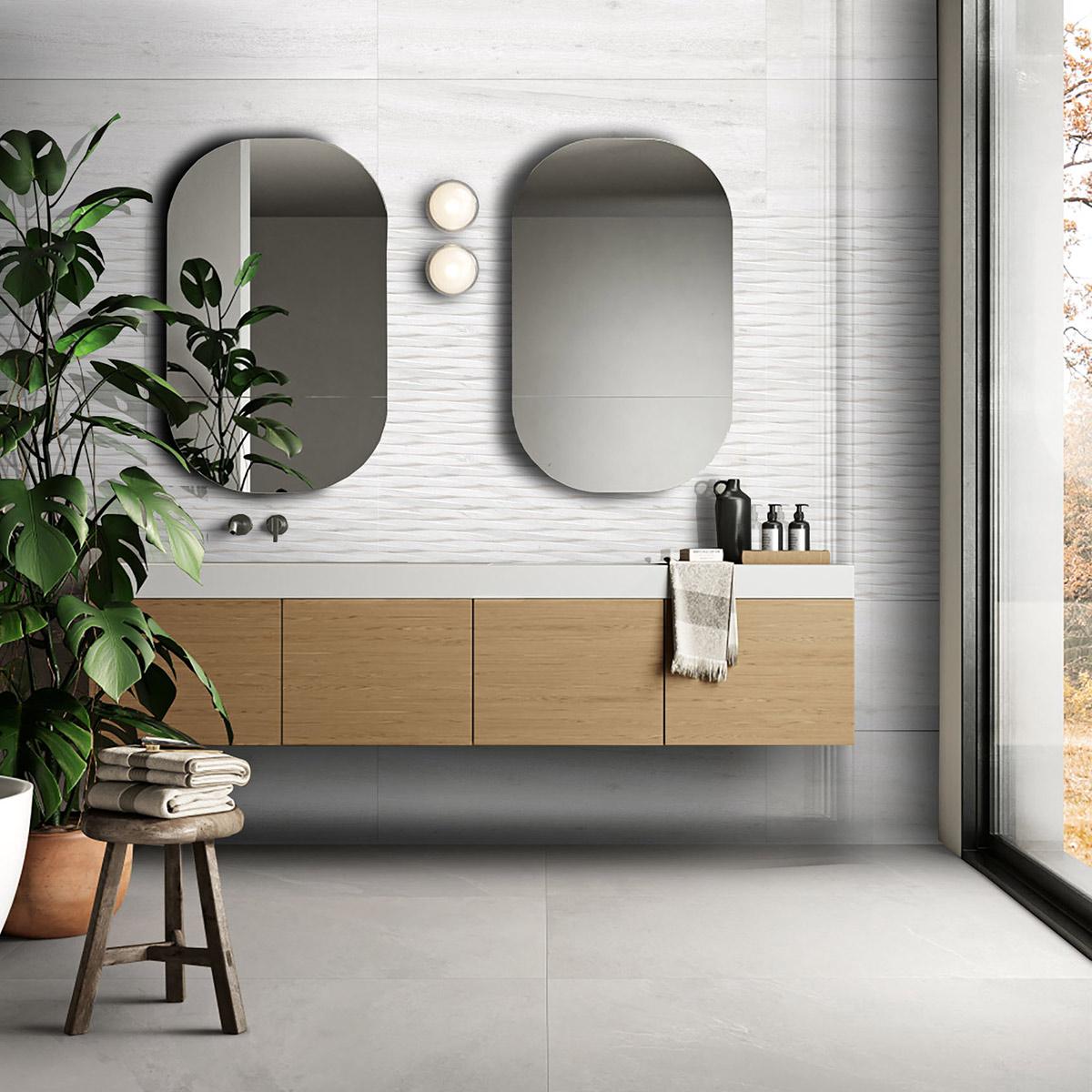 Mayólica Anker Algar Blanco Mate - 30X90 cm - 1.08 m2