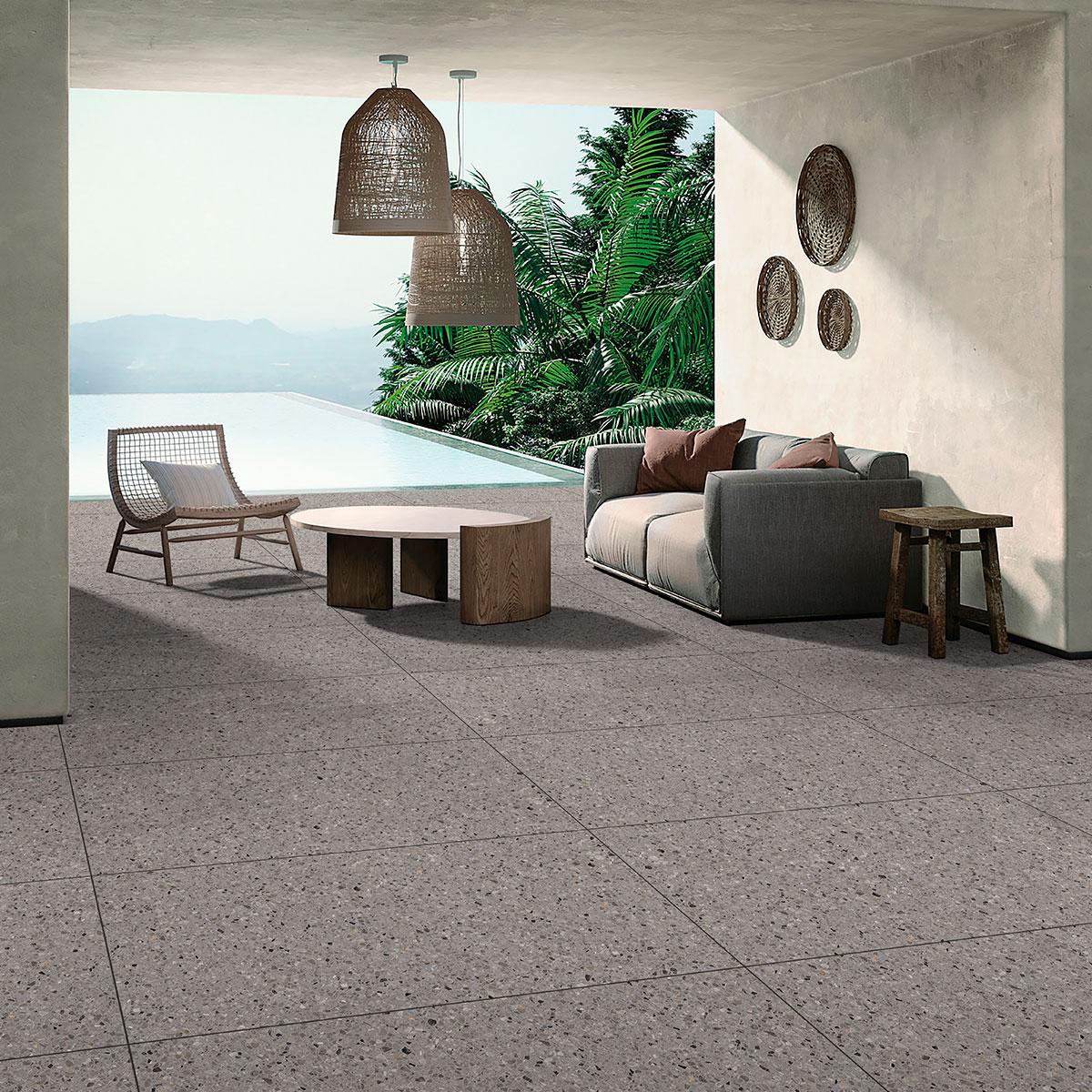 Porcelanato Cassinelli Design Devine Grey Mate Rect. Dest. 60X120 Caja 1.44 M2