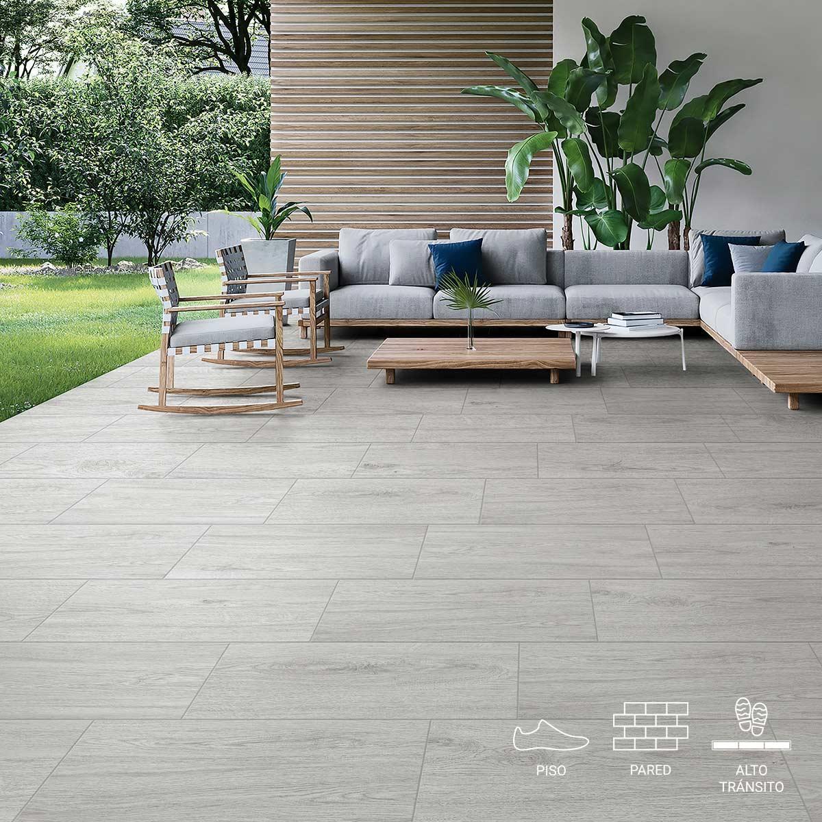Piso Lacire II MAD Gris Mate - 30 x 60 cm - 1.80 m2