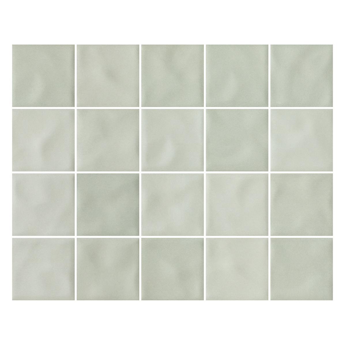 Gres Porcelánico Prisma Verde Brillante - 7.5X7.5 cm - 1.59 m2