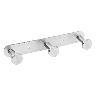 Perchero Eco Triple Para Baño - Acero