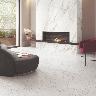 Porcelanato Tele Di Marmo Statuario Michelangel Gris Brillante - 120X278 cm - 3.33 m2
