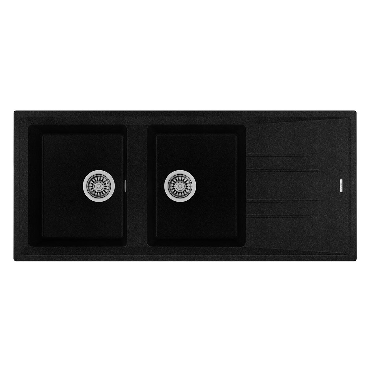 Lavadero Stone Para Sobreponer - Negro