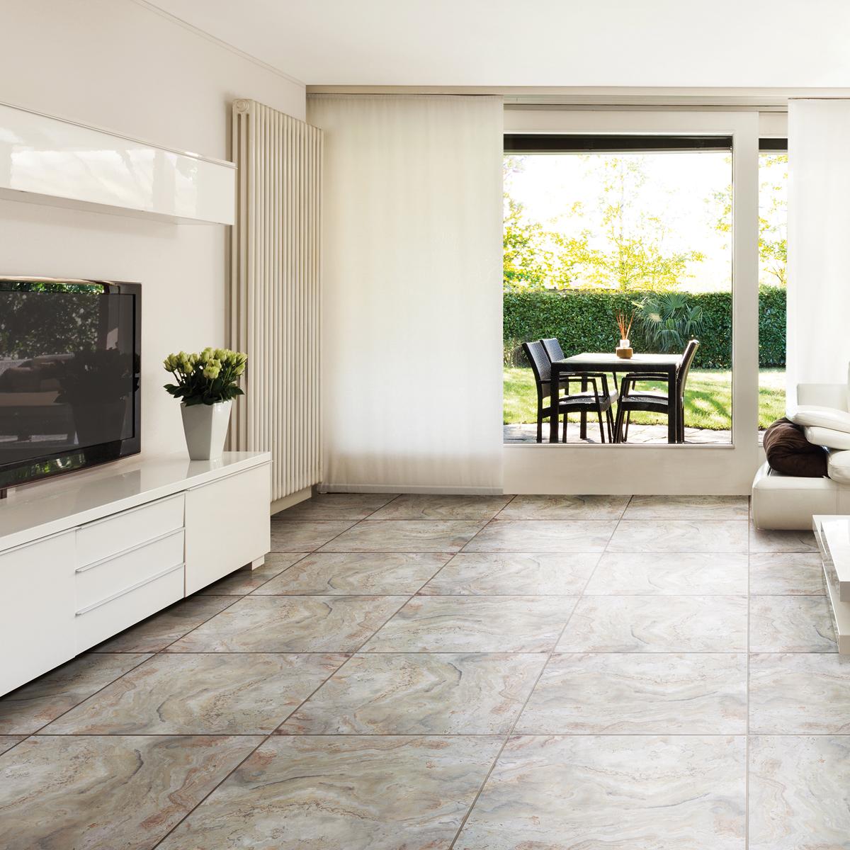 Piso Oniciata II Marmolizado Noce - 60 x 60 cm - 1.80 m2