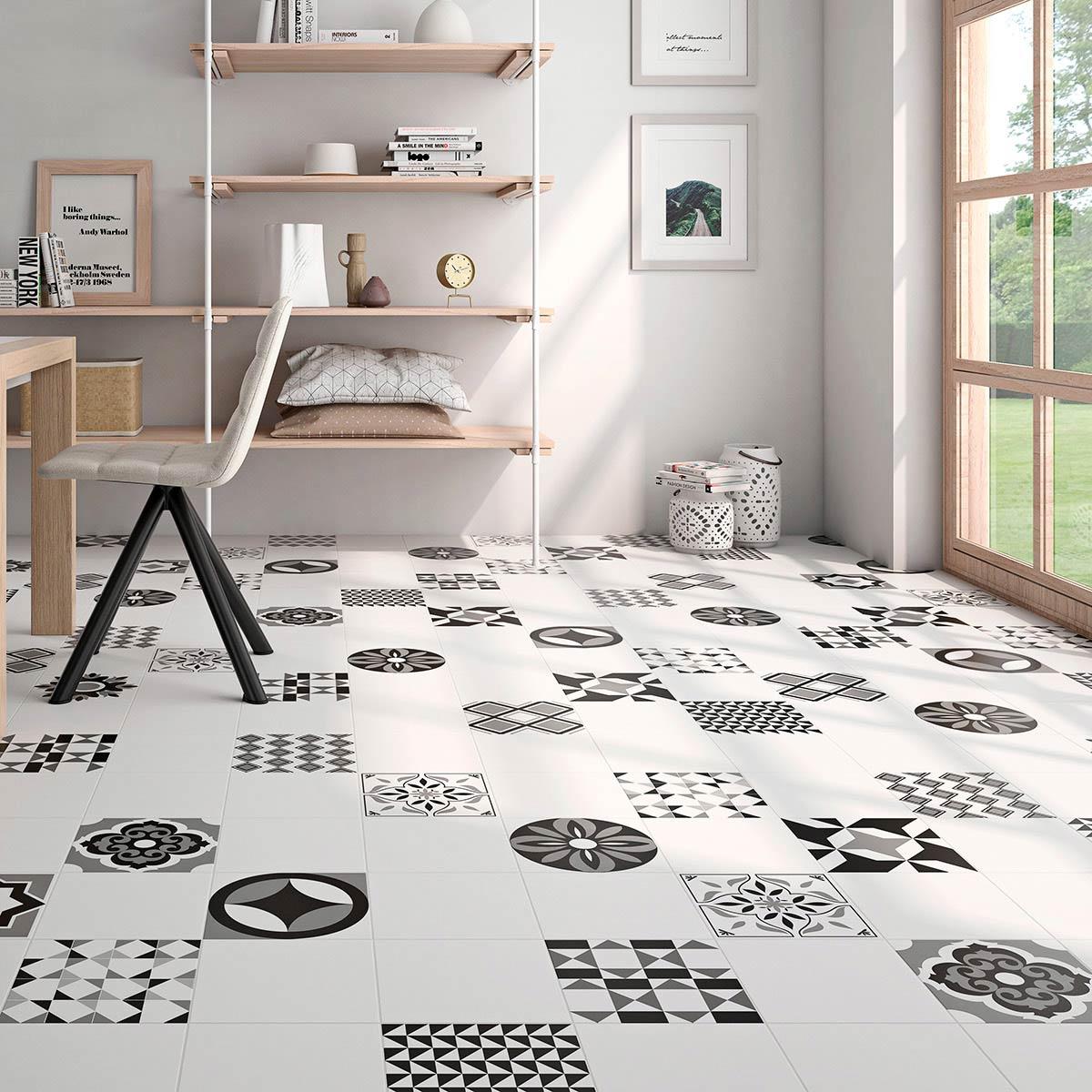 Porcelanato Mugat Blanco Mate - 22.3X22.3 cm - 1.00 m2