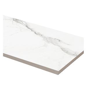 Piso Calacata Blanco/Gris Pulido - 58X120 cm - 2.09 m2