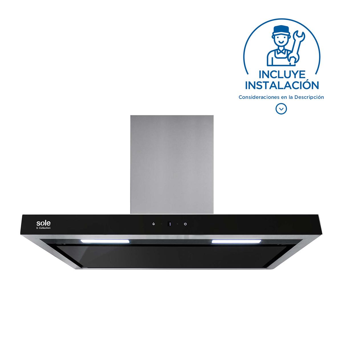 Campana Stilux S Collection Decorativa 90 cm - Negro