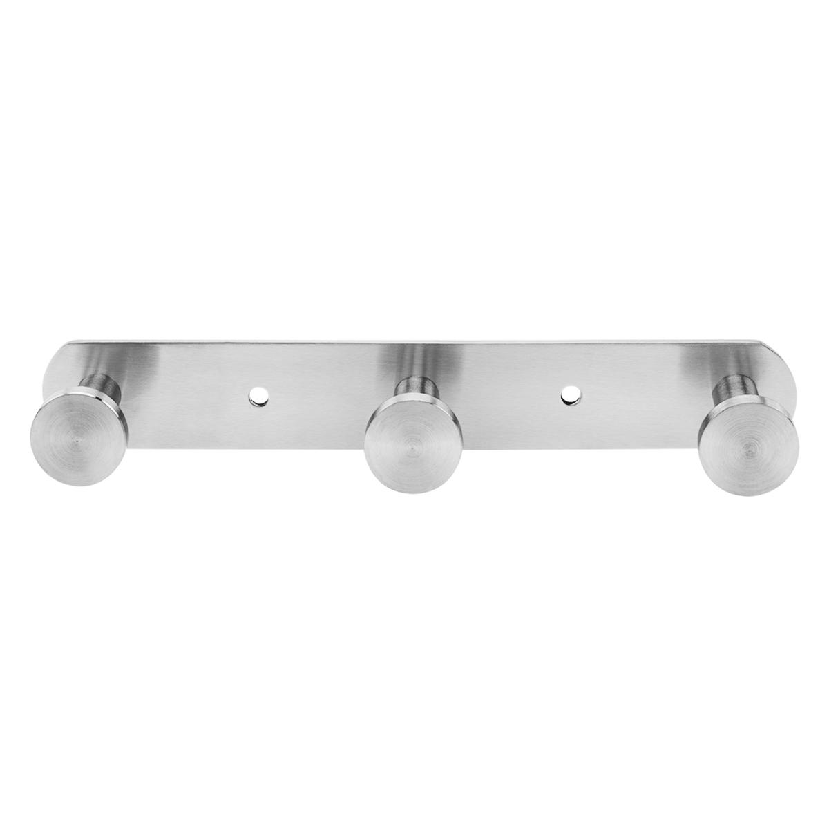Perchero Eco Triple Para Baño - Acero