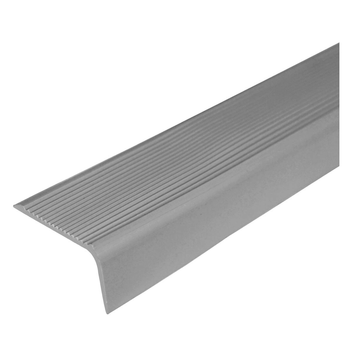Perfil Antideslizante L Para Escaleras Pvc - Gris - 4.5X100 cm