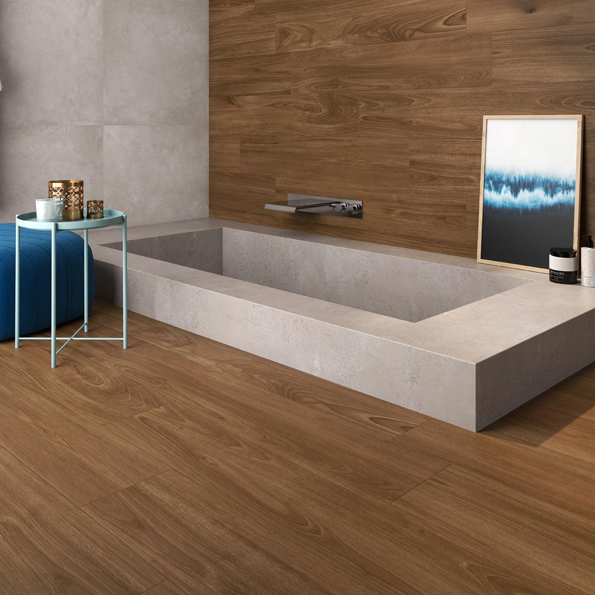 Porcelanato Olea Cerezo Mate - 23X120 cm - 1.38 m2