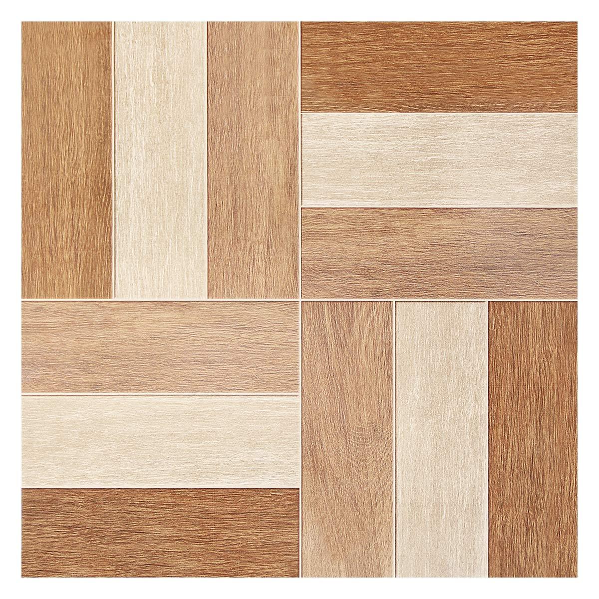 Piso Arkansas Madera Natural Brillante - 45X45 cm - 2.23 m2