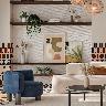 Porcelanato Trilica White Mate - 32x100 - 1.28 m2