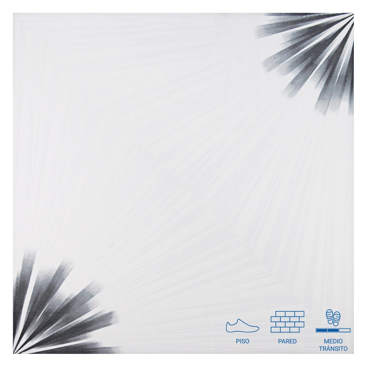 Piso Pisa Blanco Brillante - 45X45 cm - 2.03 m2