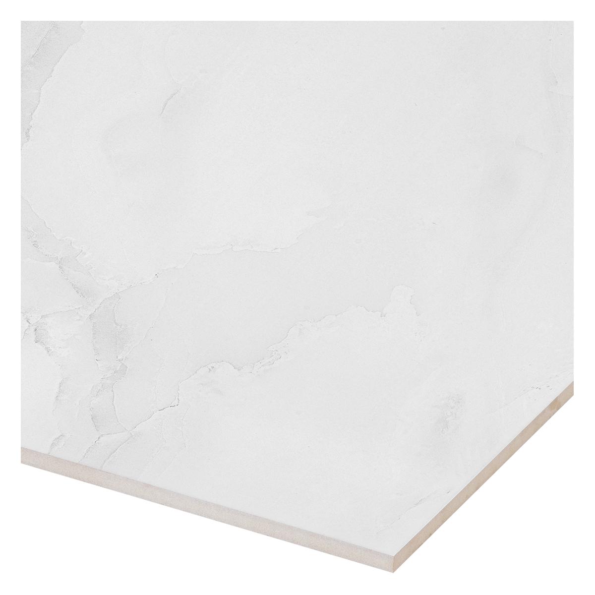 Porcelanato Marbled Gris Brillante - 60X60 cm - 1.44 m2