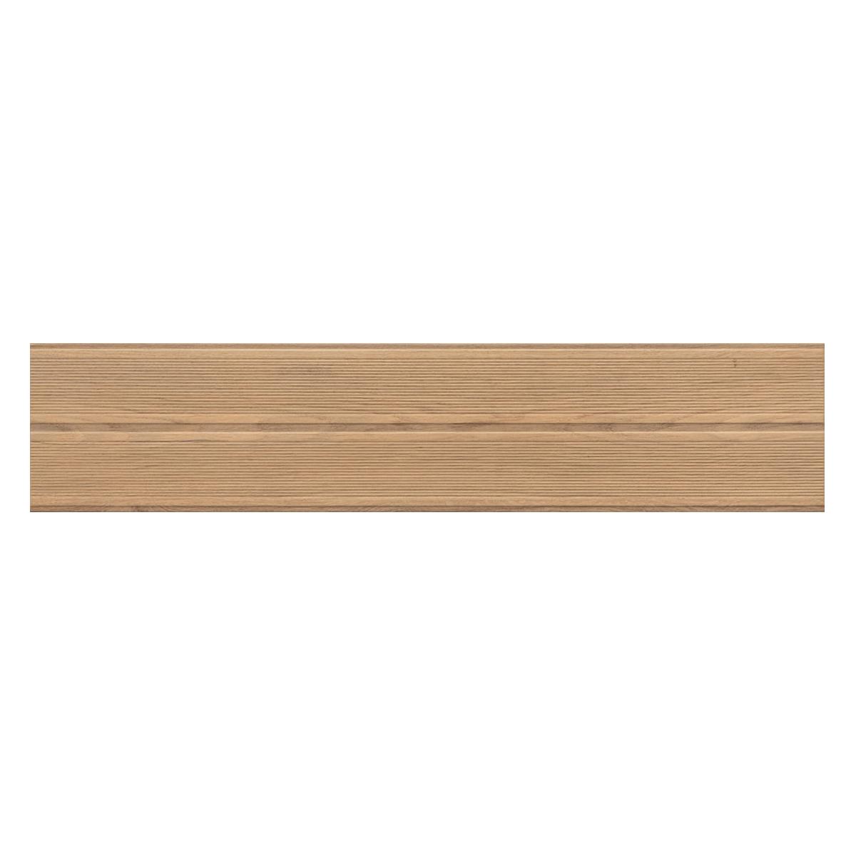 Porcelanato Bali Deck Camel Mate Rectificado - 19 x 90 cm - 1.54 m2