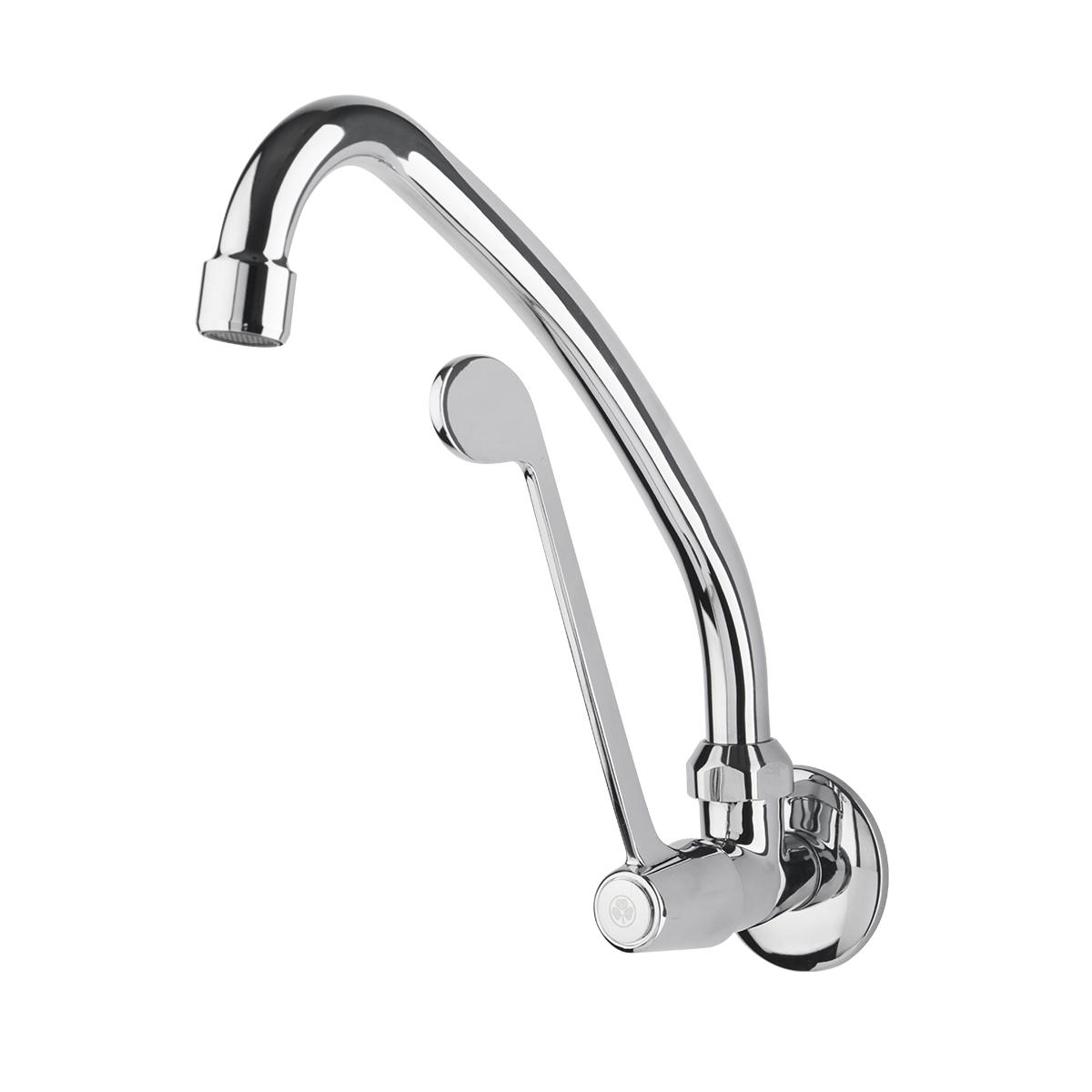 Llave Clinica Para Lavadero Pared - Plateado