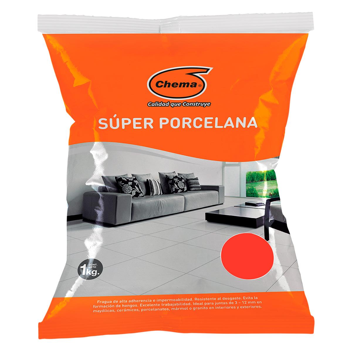 Fragua Súper Porcelana  1 KG - Rojo