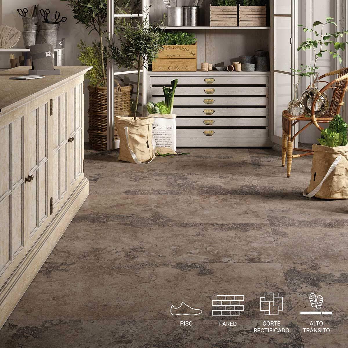 Porcelanato Unique Multicolor Mate - 60X120 cm - 1.44 m2