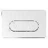 Pulsador Smart Line Frontal Oval Essence - Acero