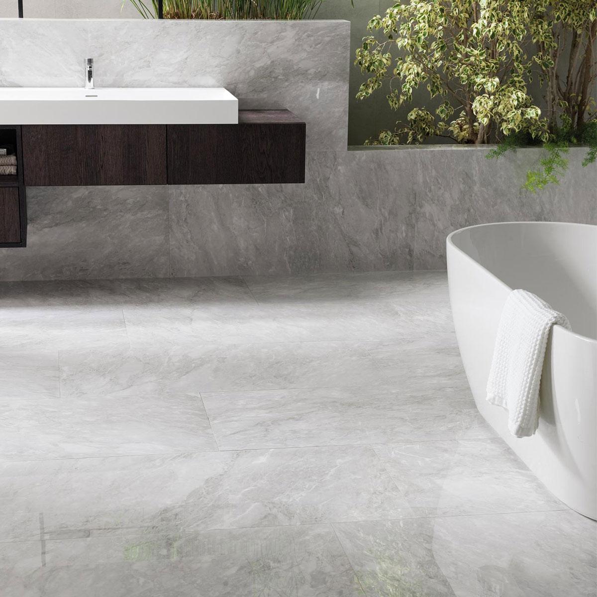 Porcelanato Marvel Técnico Gris Pulido - 59.6X120 cm - 1.43 m2