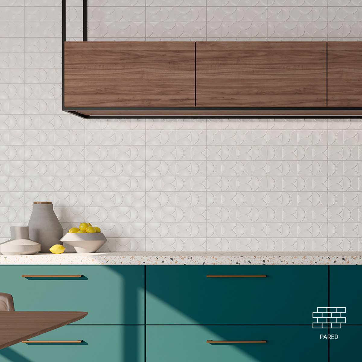 Porcelanato Gode Blanco Mate - 10 x 40 cm