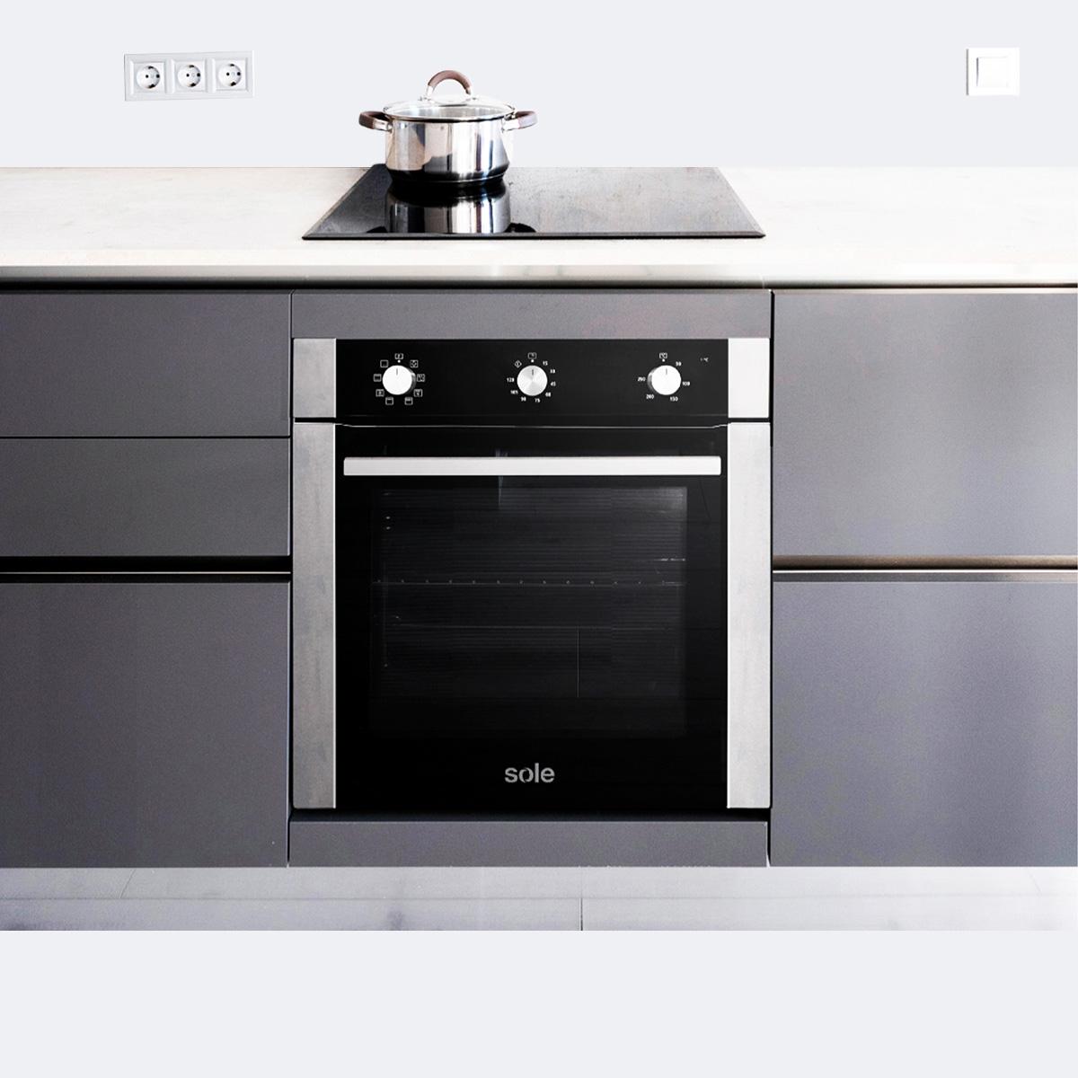 Horno Empotrable Perfect Encendido Eléctrico 65LT - Negro