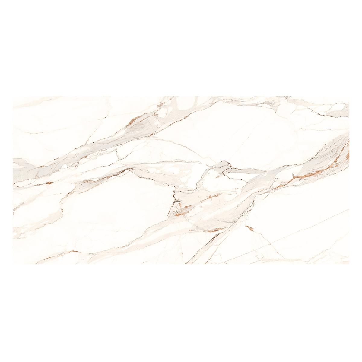 Mayólica Calacatta Marrón Brillante - 30X60 cm - 1.62 m2