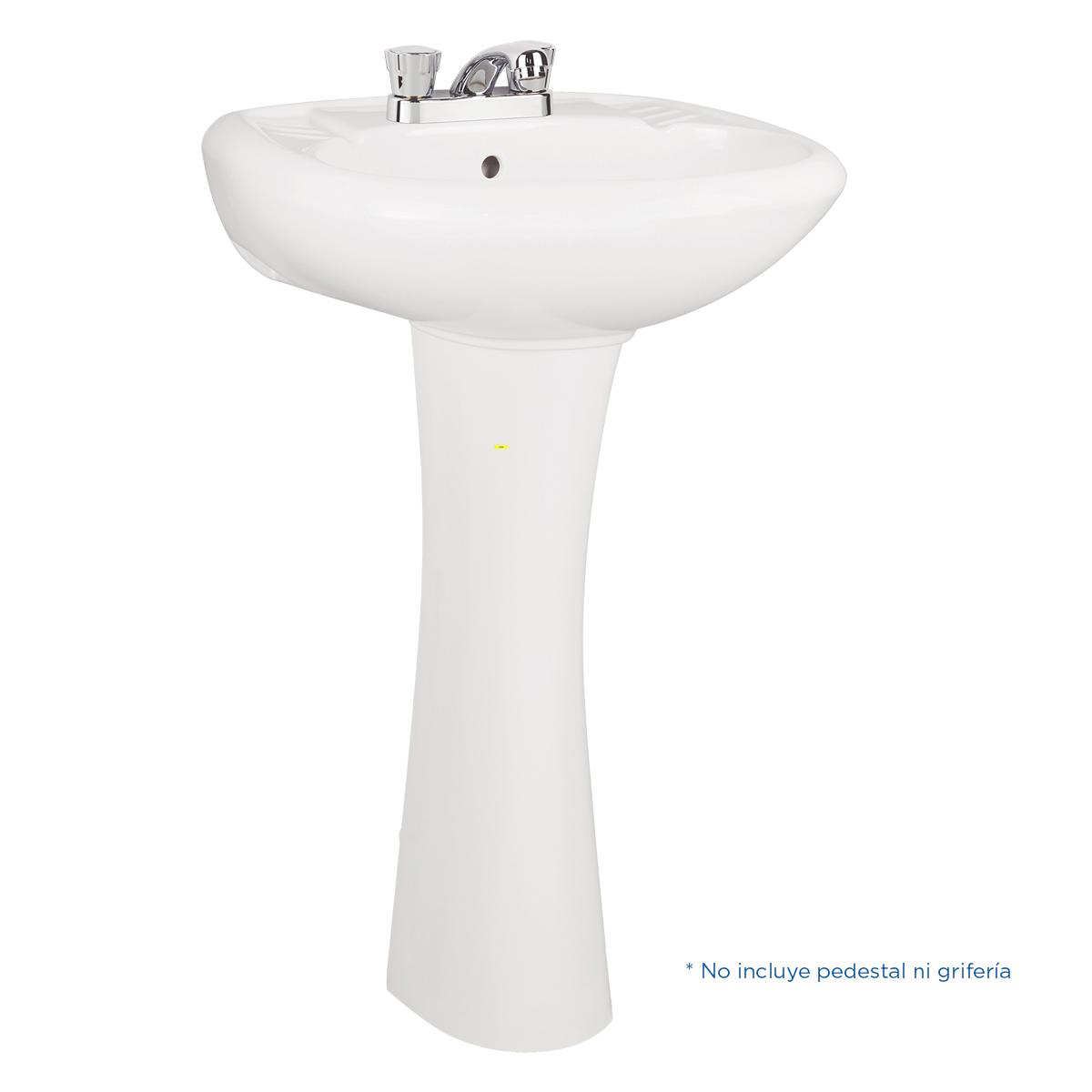 Lavatorio Manantial Sobre Pedestal - Blanco