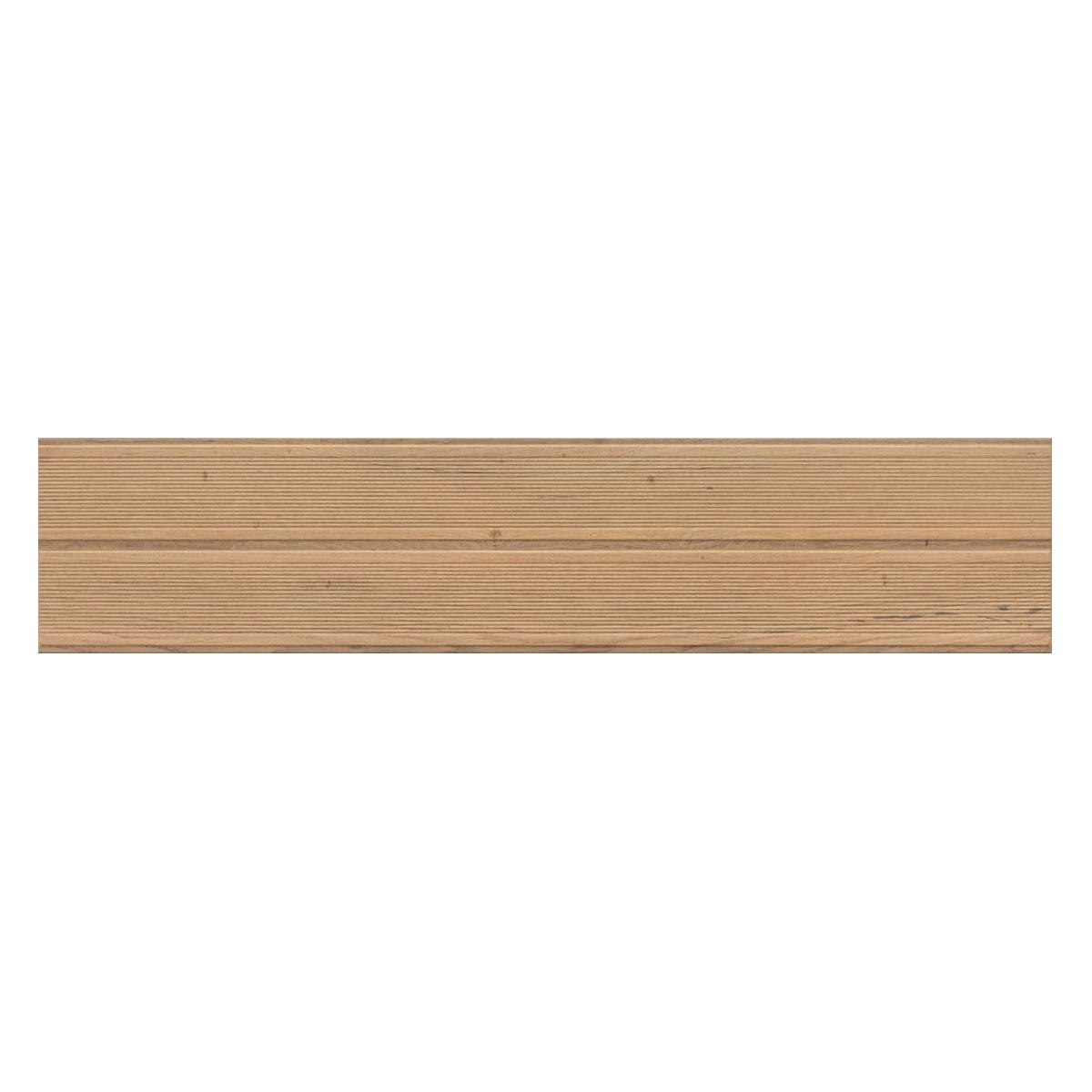 Porcelanato Bali Deck Camel Mate Rectificado - 19 x 90 cm - 1.54 m2