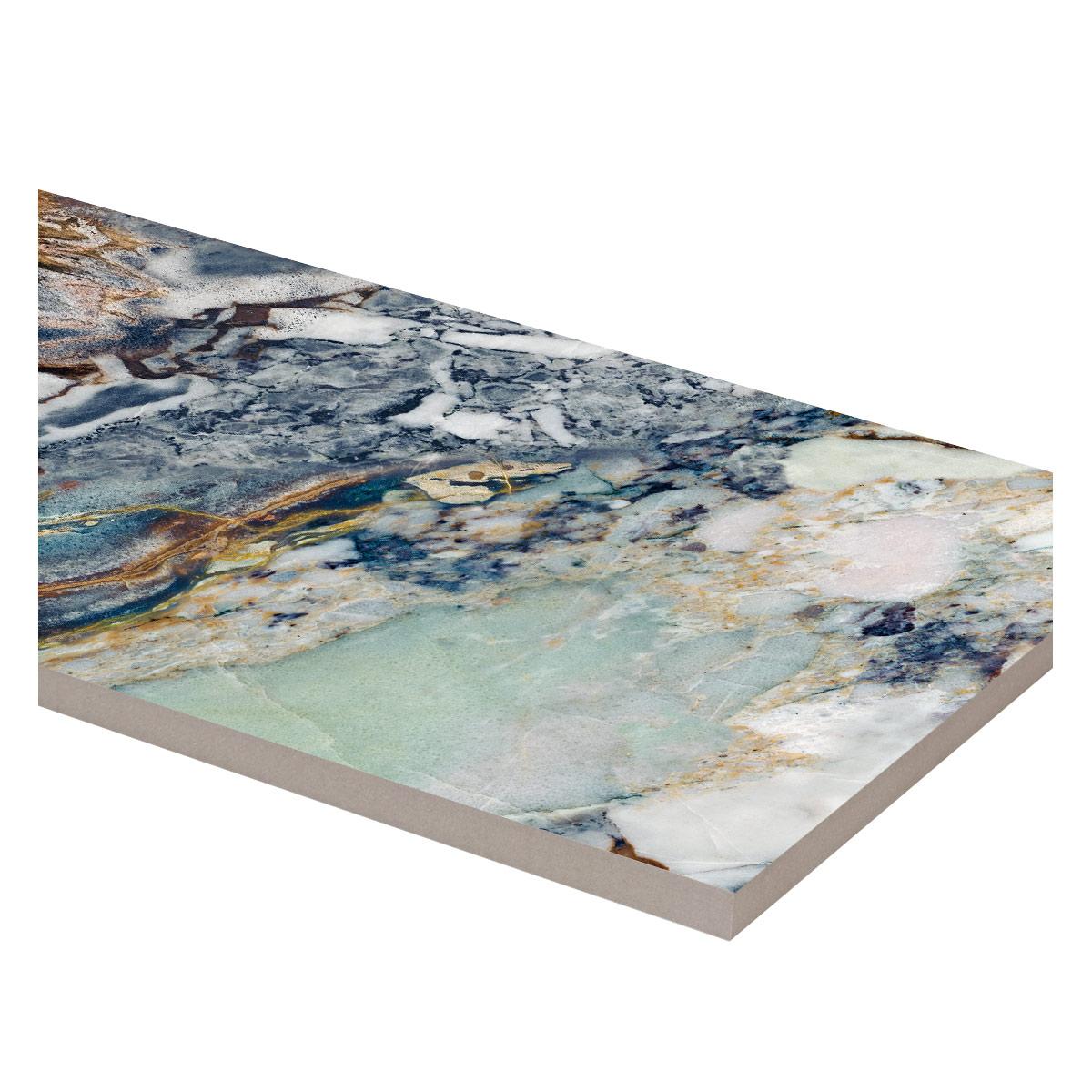 Porcelanato Greta Azul Pulido - 60X120 cm - 1.44 m2