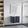 Mueble De Baño Golden Bath Lauren Azul 60X50X46 Cm C/ Rebose Inc. Lavatorio Empotrar