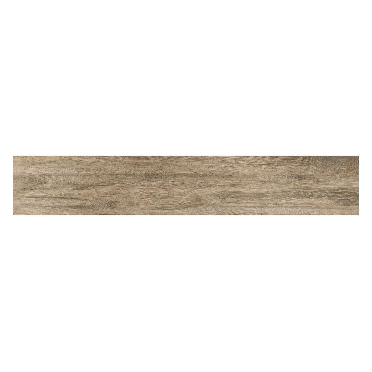 Gres Porcelánico Maderato Almendro Marrón Mate - 19X118 cm - 1.34 m2