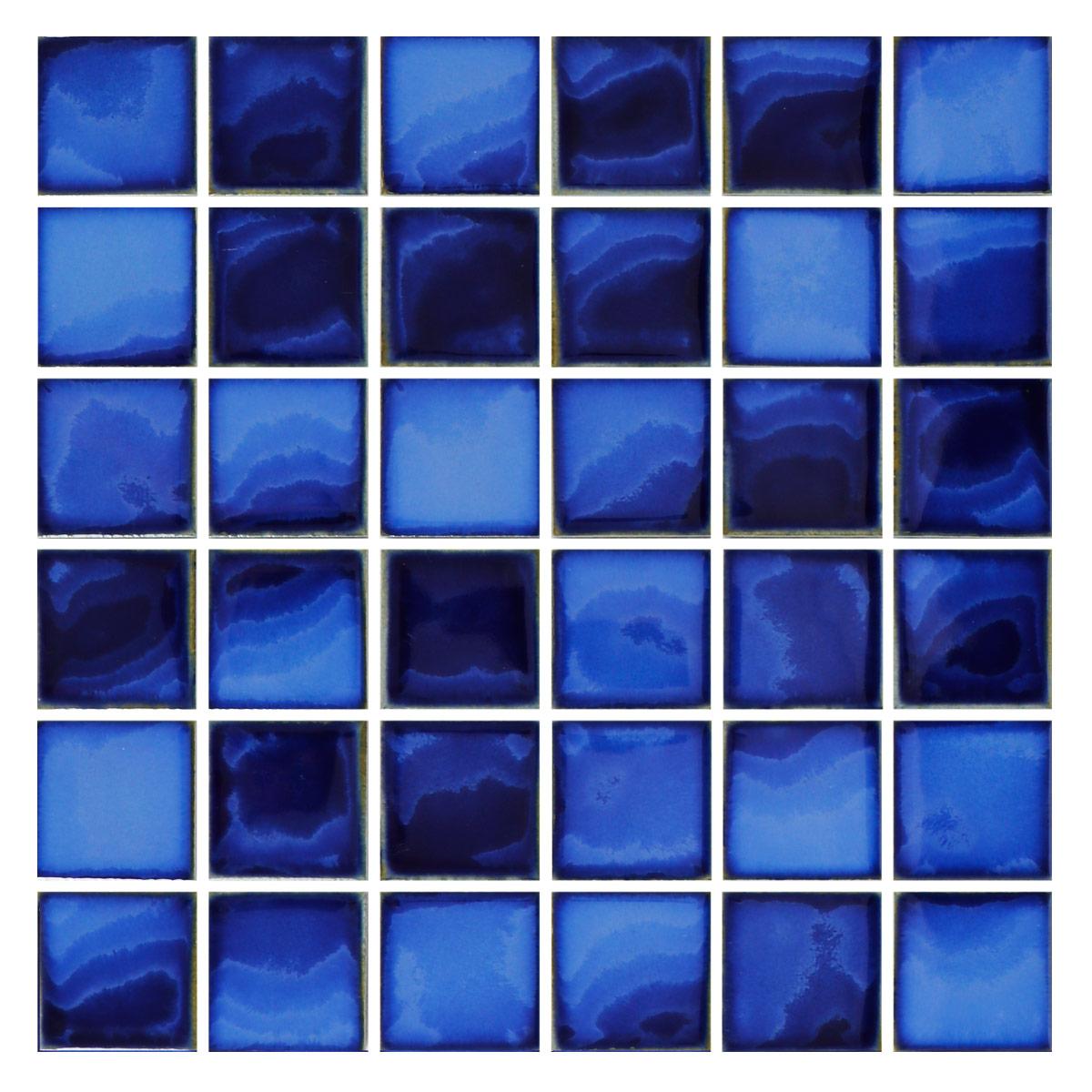 Porcelanato Caribbean Azul Brillante - 30.6X30.6 cm - 1.87 m2