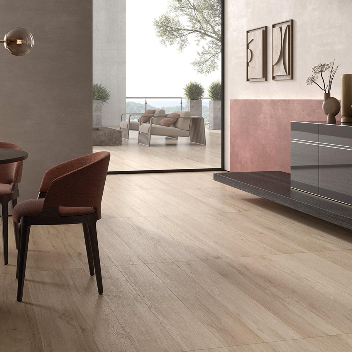 Porcelanato Dama Beige Natural - 20x150 cm - 2.10 m2