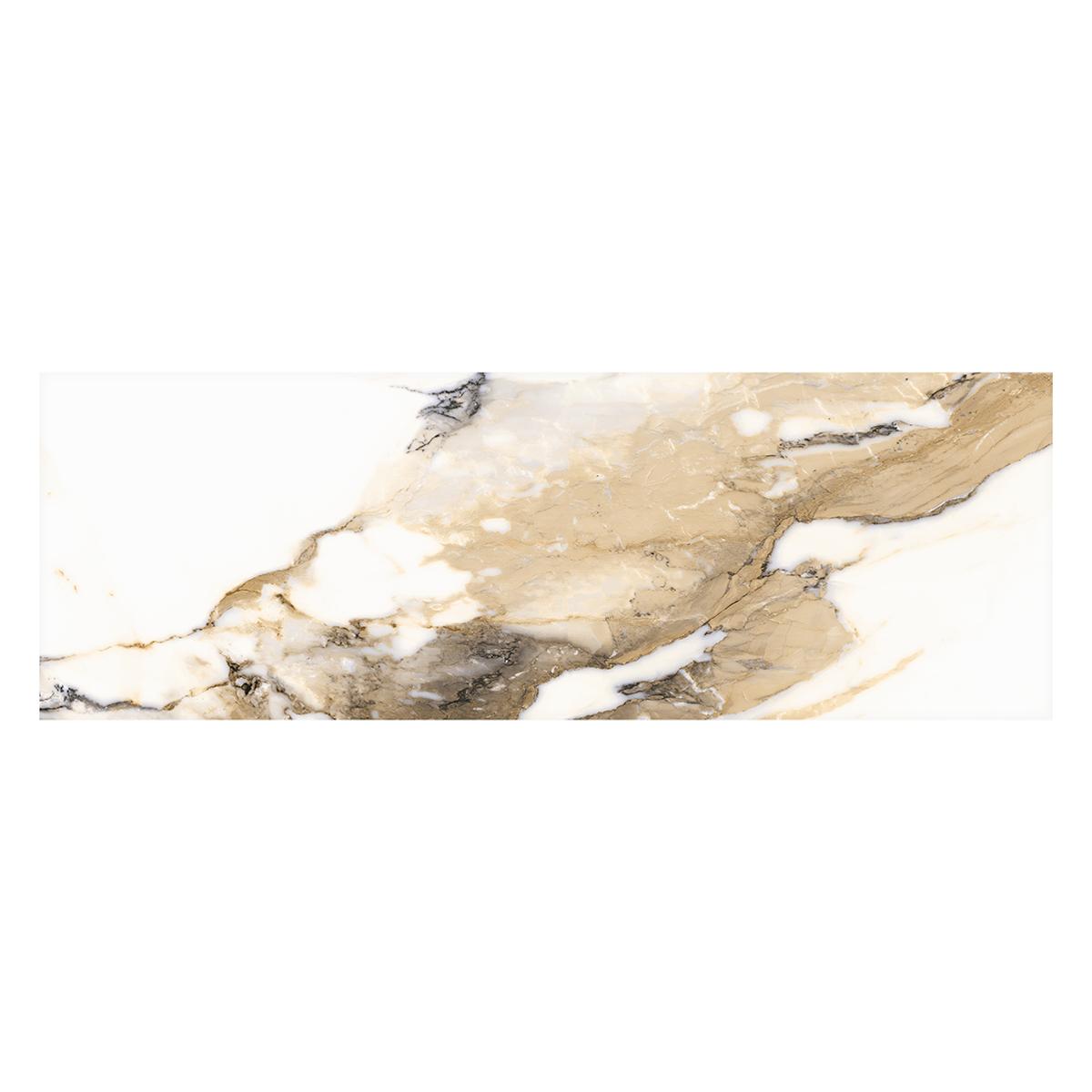 Mayólica Valeria Gold Blanco/Dorado Brillante - 25X50 cm - 2.00 m2