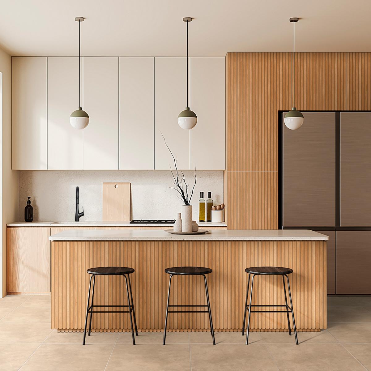 Gres Porcelánico Caoba Wood Panel - 58 x 58 cm - 1.38 m2