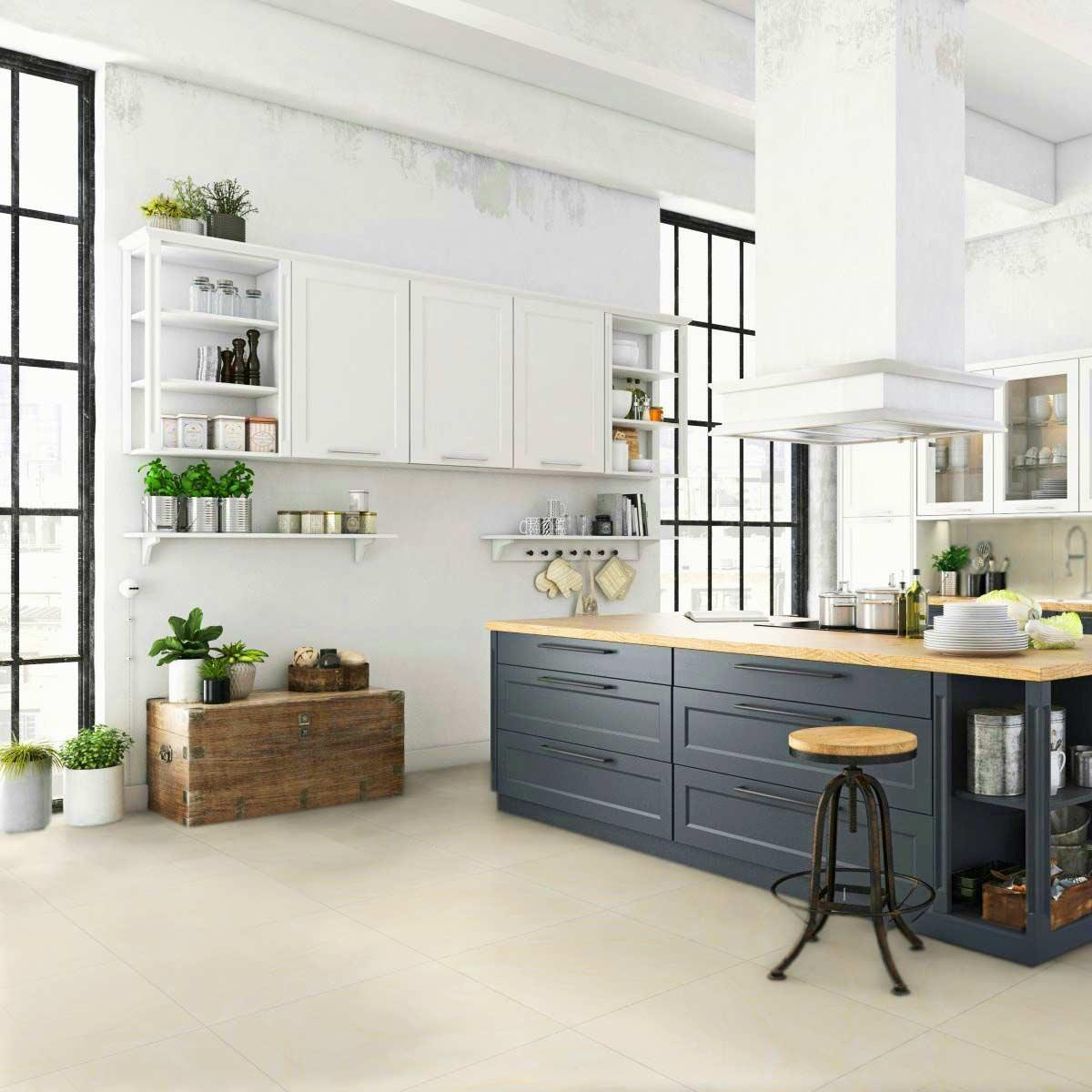 Porcelanato Mármol Beige Brillante - 60x60 cm - 1.44 m2