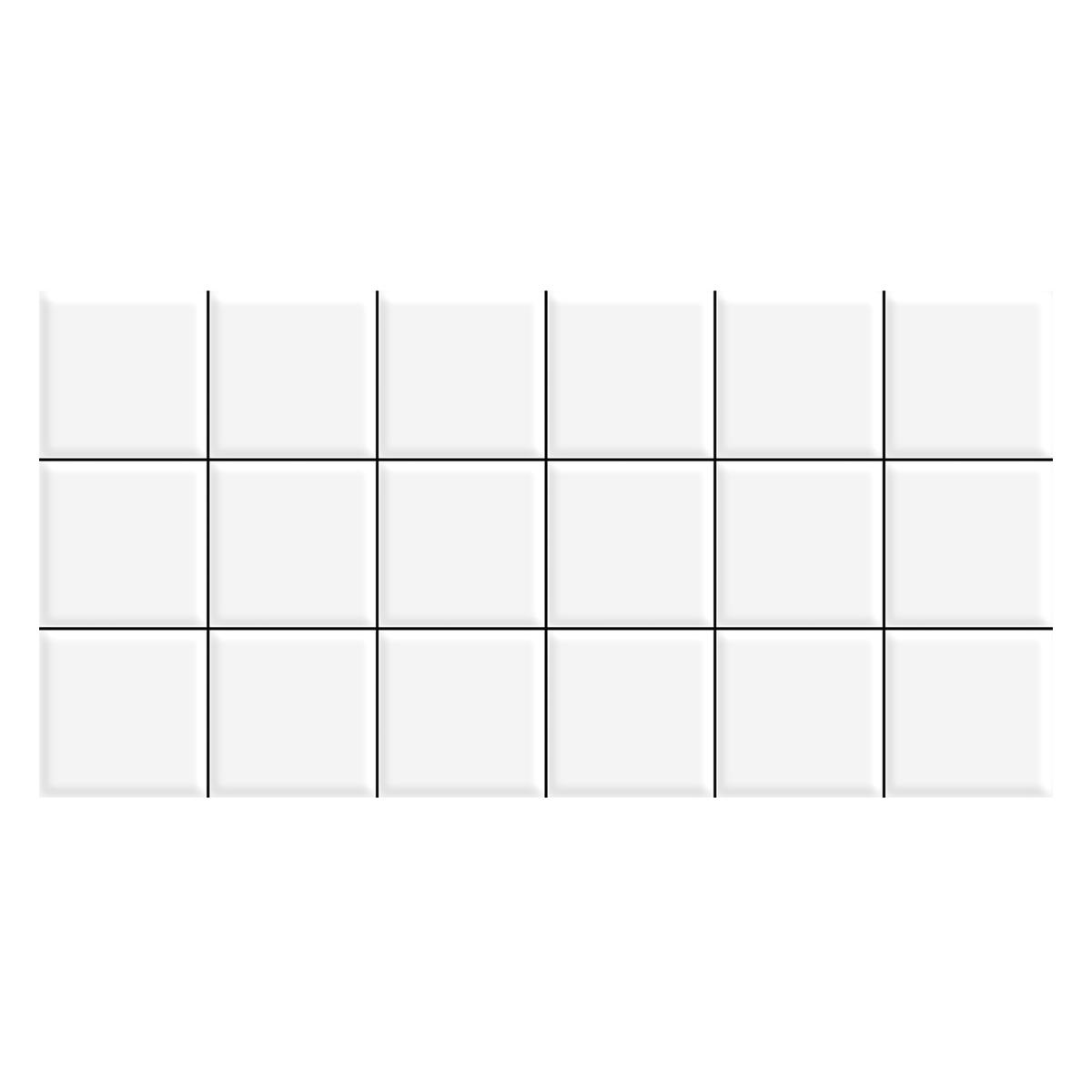 Mayólica Quadrate Blanco Brillante - 30X60 cm - 1.62 m2